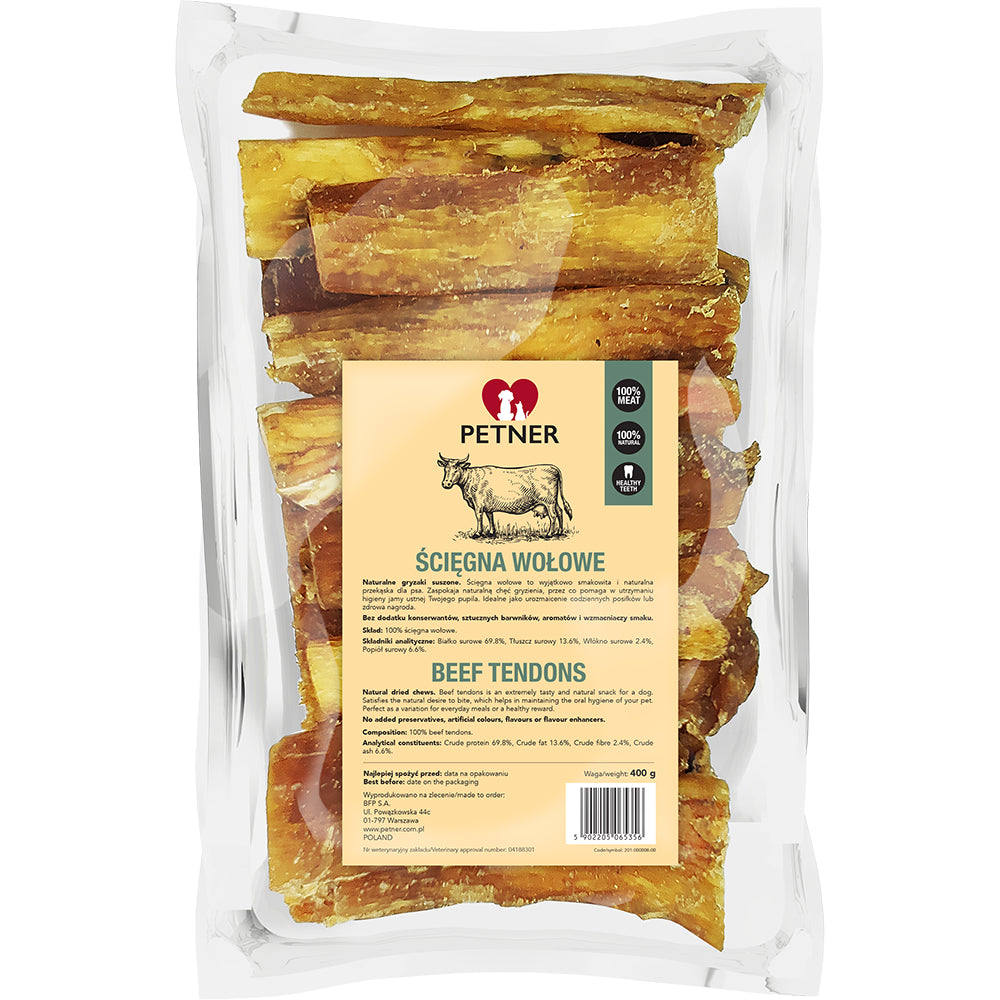 Petner Ścięgna Wołowe Przysmak Dla Psa 400 g