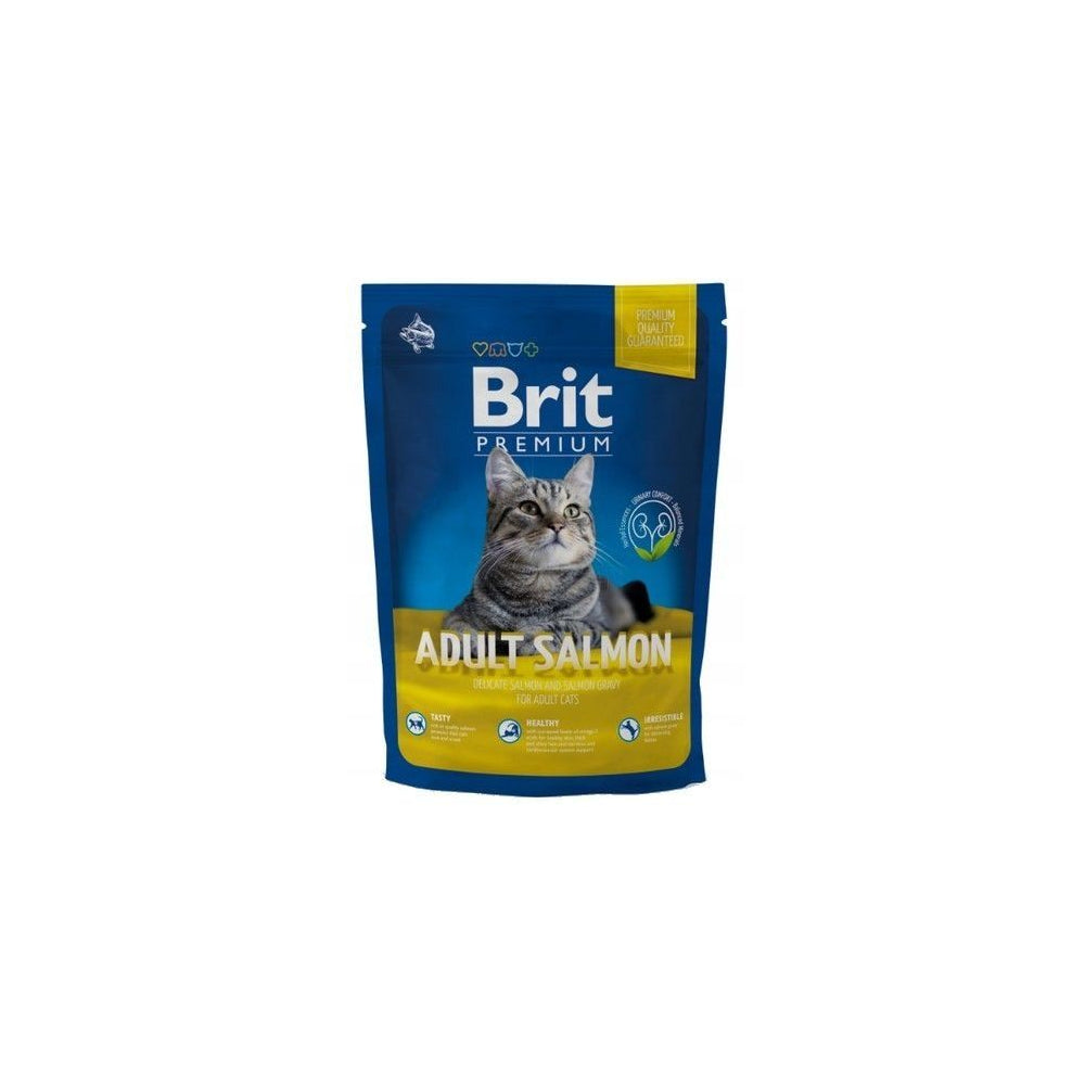 Brit Premium By Nature Salmon Łosoś Adult Karma Dla Dorosłych Kotów 0,8 kg