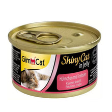 GIMCAT Shiny Cat Kurczak i kraby w galaretce 70g mokra karma dla kotów