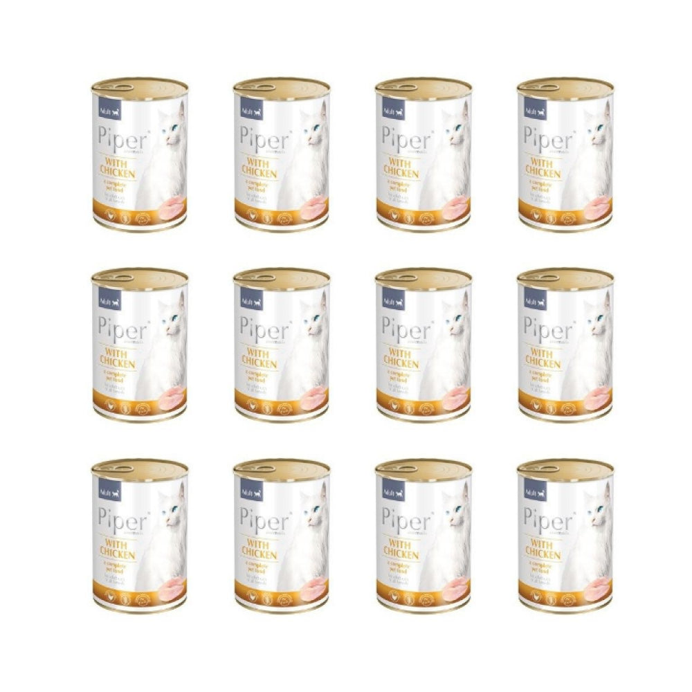 Pakiet Dolina Noteci Piper z Kurczakiem dla Kota 12 x 400 g