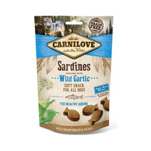 Brit Carnilove Healthy Ageing Snack Sardines with Wild Garlic Sardynki Dziki Czosnek Przekąska Dla Psa 200 g
