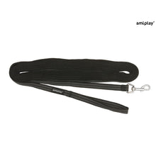 Amiplay Smycz Treningowa Rubber Czarna 500 cm Rozmiar L - XL