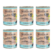 Pakiet Wiejska Zagroda Rybna Uczta dla Szczeniąt 6 x 800 g