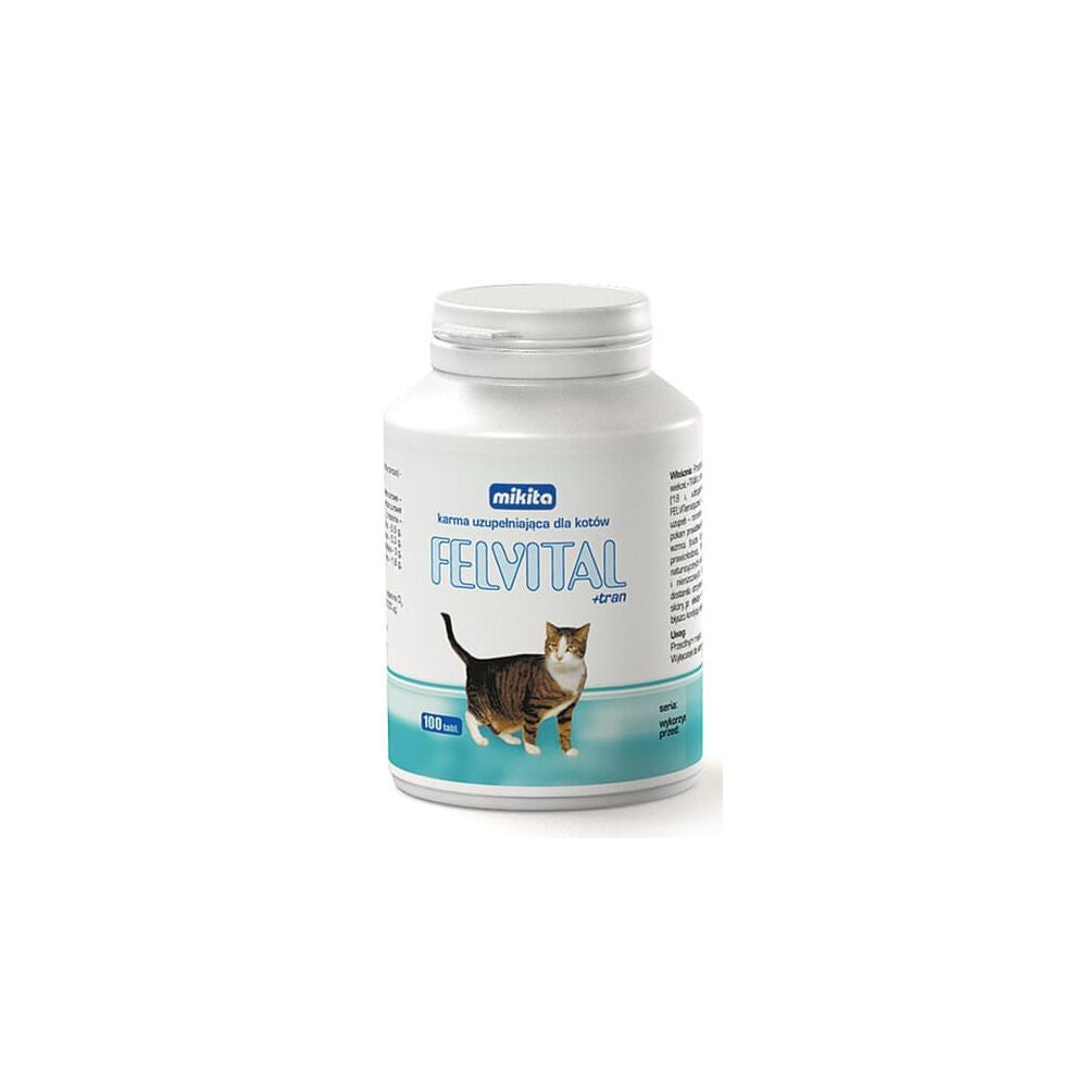 Mikita Felvital + Tran Dla Kota 100 Tabletek