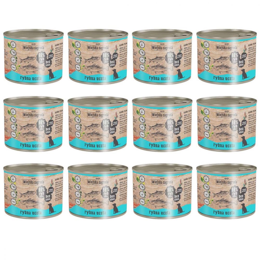 Pakiet Wiejska Zagroda Rybna Uczta 12 x 200 g