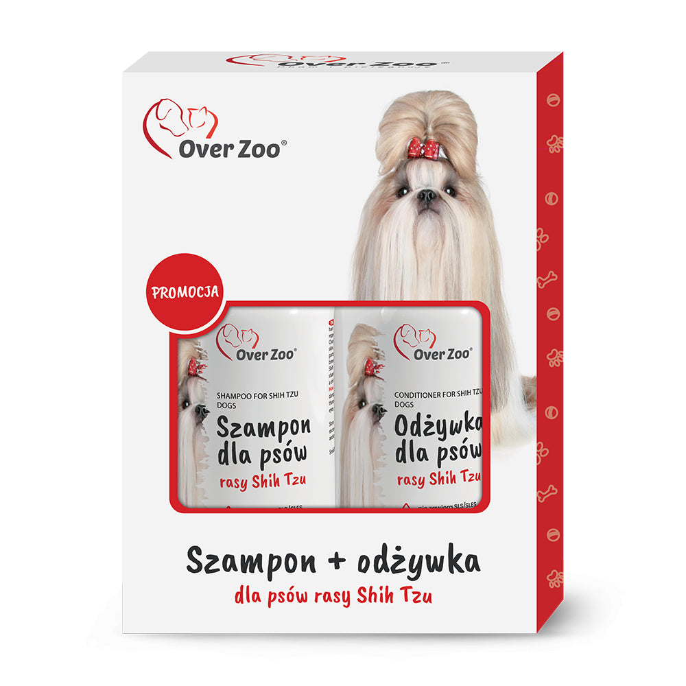 Zestaw Over Zoo Shih Tzu Szampon 250 ml + Odżywka 240 ml