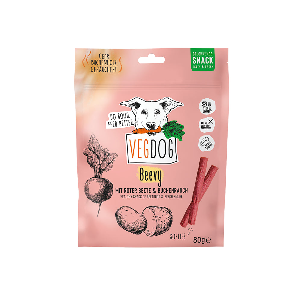 Vegdog Beevys Warzywne Paluszki Dla Psów 80 g