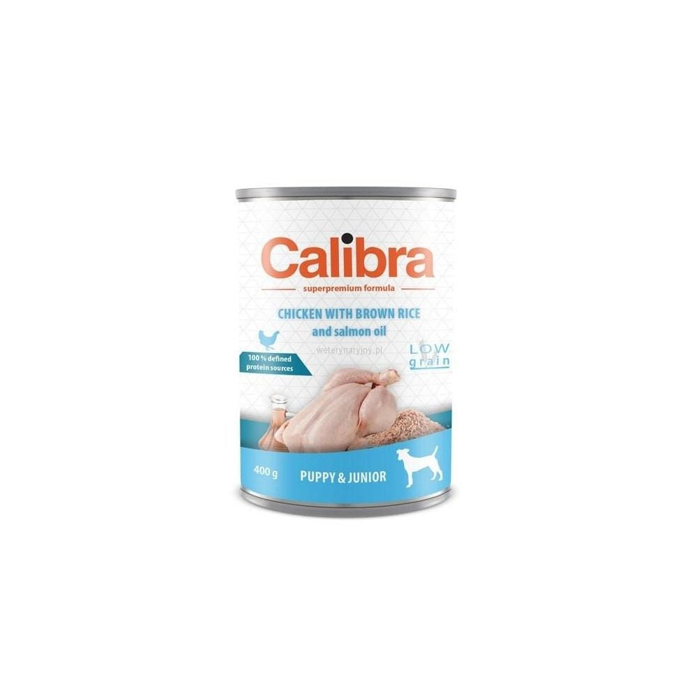 CALIBRA DOG PUPPY&JUNIOR CHICKEN WITH BROWN RICE 400 g