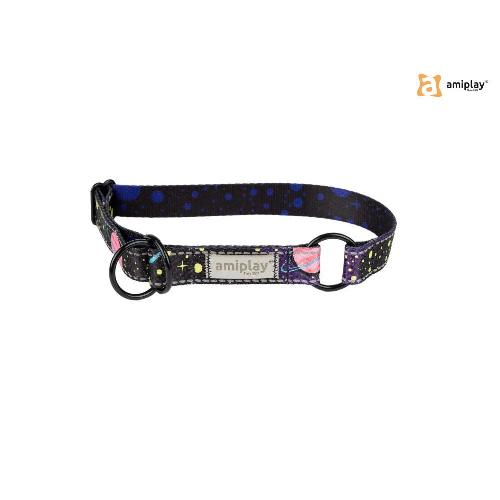 Amiplay Obroża Półzaciskowa BeSpace Rozmiar XL Milkyway