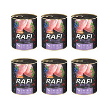 Pakiet Rafi Mokra Karma Dla Psa Królik, Borówka, Żurawina 6 x 800 g