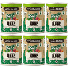 Pakiet Wild Balance Mokra Karma Dla Psów Wszystkich Ras w Każdym Wieku Wołowina z Marchwią i Szpinakiem 6 x 400 g