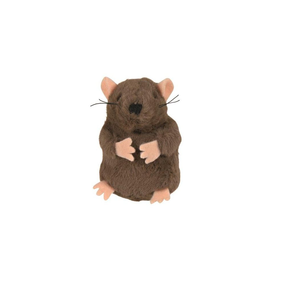 Trixie Kret Pluszowy z Kocimiętką i Dźwiękiem Zabawka Dla Kota 8 cm