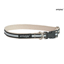 Amiplay Obroża Regulowana Cotton Shine Rozmiar S Beżowa