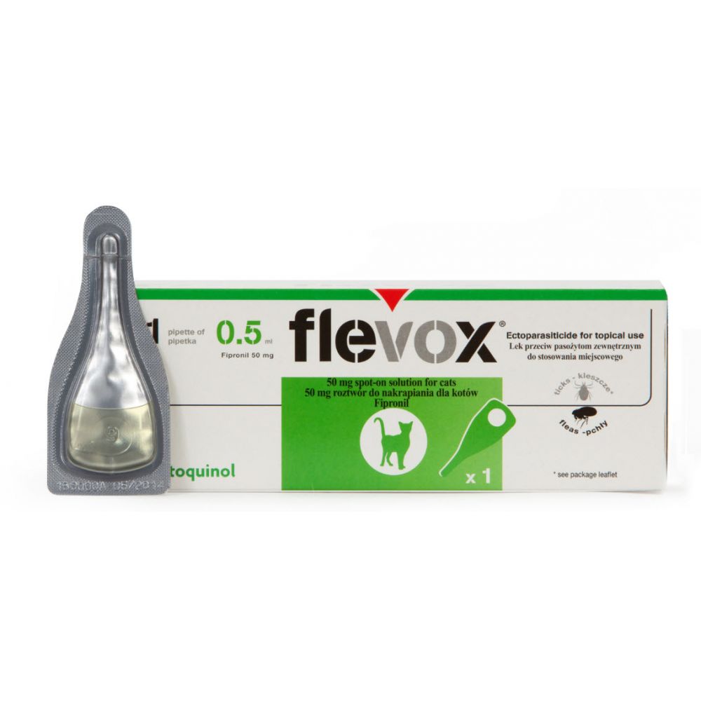 Vetoquinol Flevox 0,5 ml Roztwór Do Nakraplania Dla Kotów