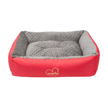 Amiplay Legowisko Sofa Babydoll Dla Psa Rozmiar M Szaro-Czerwone
