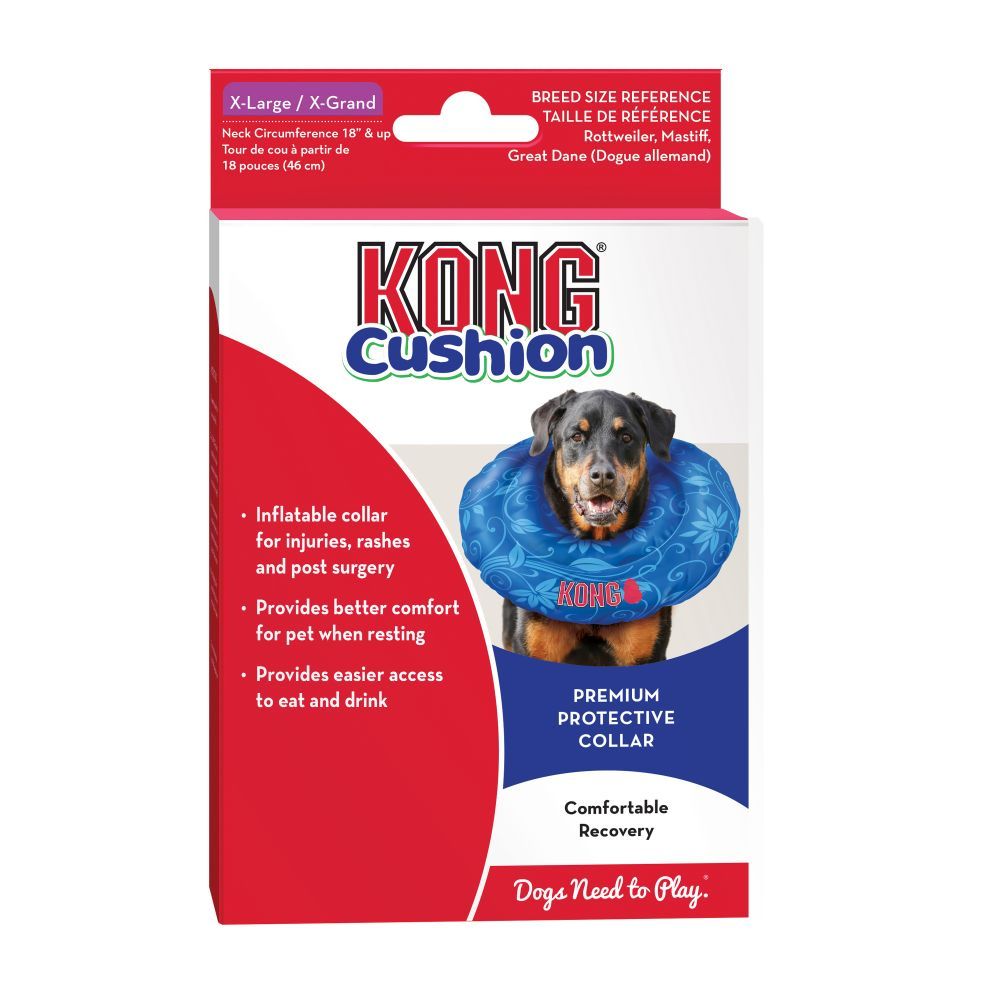 Kong Cushione E-collar Kołnierz Dla Psa Rozmiar XL Niebieski