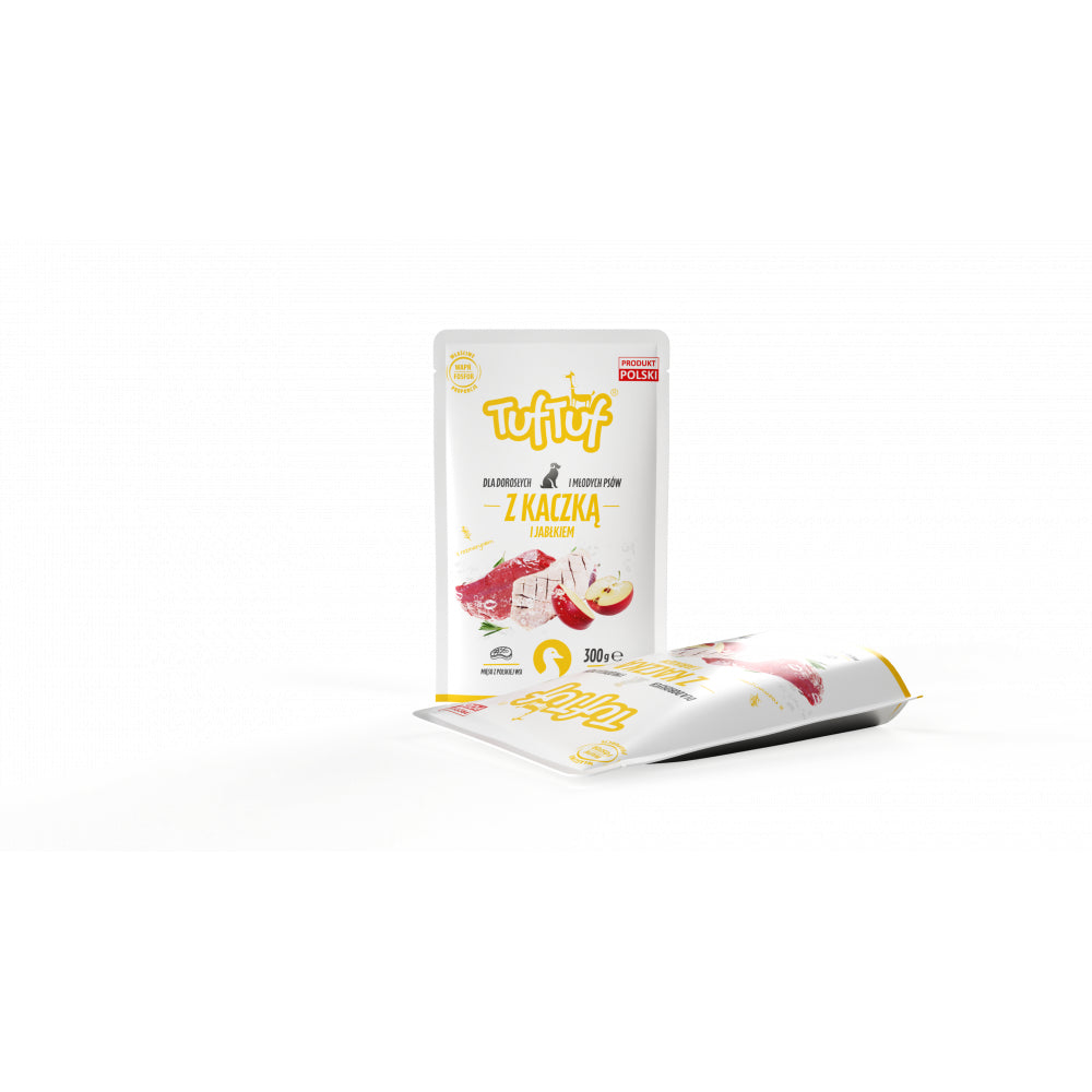 Bult TufTuf Mielonka Dla Młodych i Dorosłych Psów Z Kaczką i Jabłkiem 300 g
