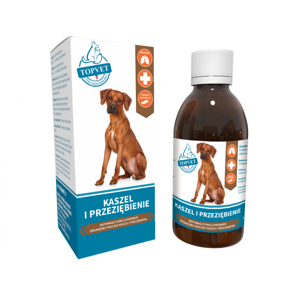 Topvet Syrop Dla Psów Na Kaszel i Przeziębienie 200 ml