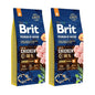 Pakiet Brit Premium By Nature Junior M Karma Dla Młodych Psów Średnich Ras 2 x 15 kg