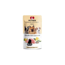 Petner Mini Karma Dla Dorosłych Psów Drób z Cukinią 150 g