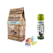 Pakiet Wiejska Zagroda Białoryby 9 kg + 2 GRATISY - Kleszczołapki, Preparat Owadobójczy