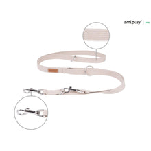 Amiplay Smycz Regulowana 6 w 1 Cotton Beżowa 100 - 200 cm Rozmiar S