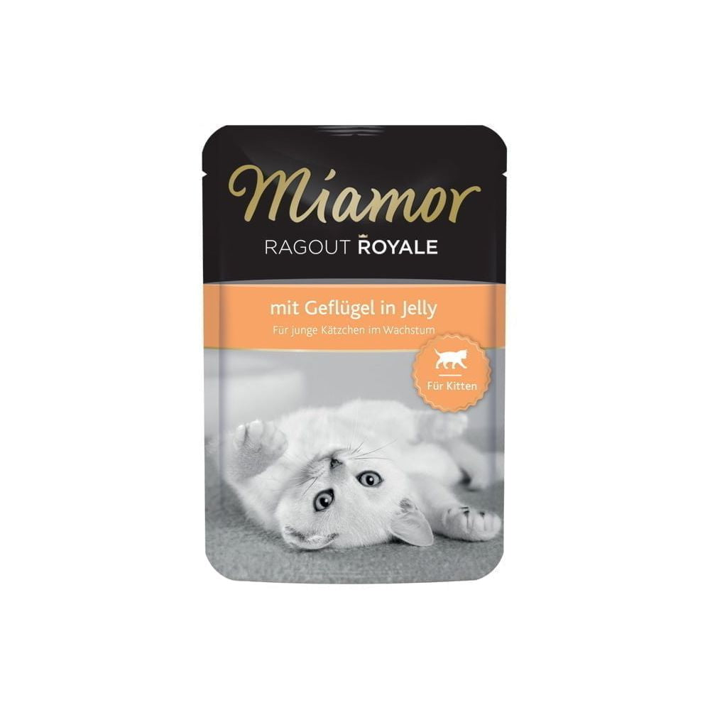 Miamor Ragout Royale Kitten in Jelly Drób 100g w galaretce dla kociąt