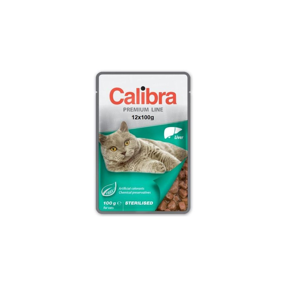CALIBRA Cat Premium Sterilised Liver 12x100g wątróbka