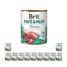 Pakiet Brit Pate & Meat Venison Dziczyzna Mokra Karma Dla Psa 12 x 800 g