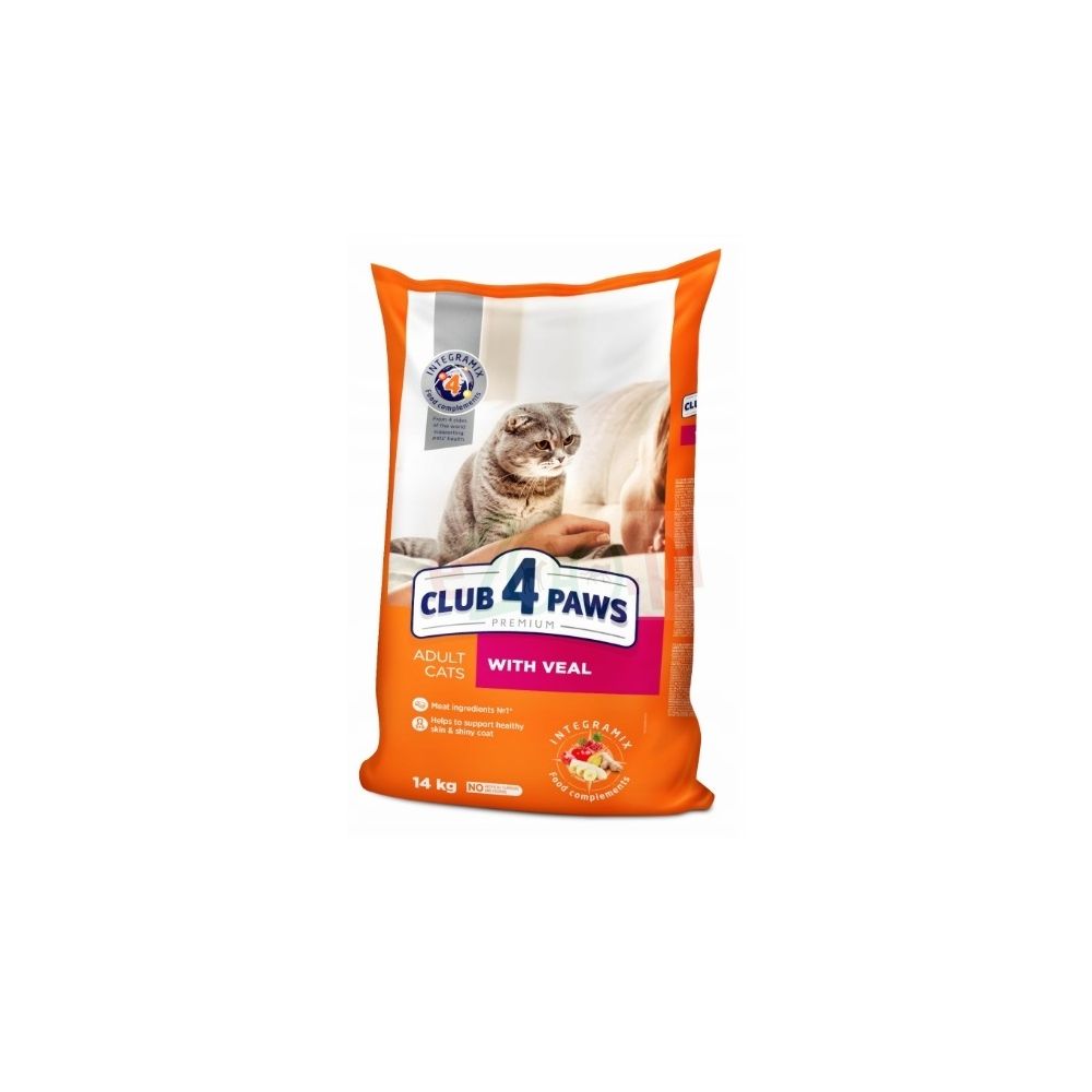 Club 4 Paws z Cielęciną Kot 14 kg