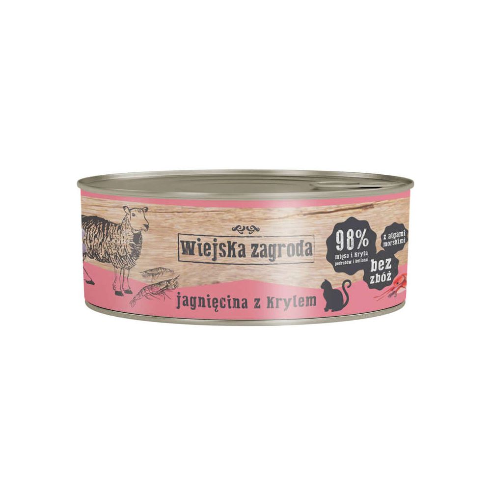 Wiejska Zagroda Jagnięcina z Krylem 85 g