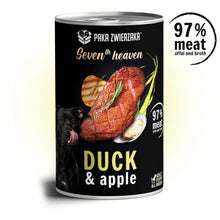 Paka Zwierzaka Seventh Heaven Kaczka z Jabłkiem Mokra Karma Dla Psa 400 g