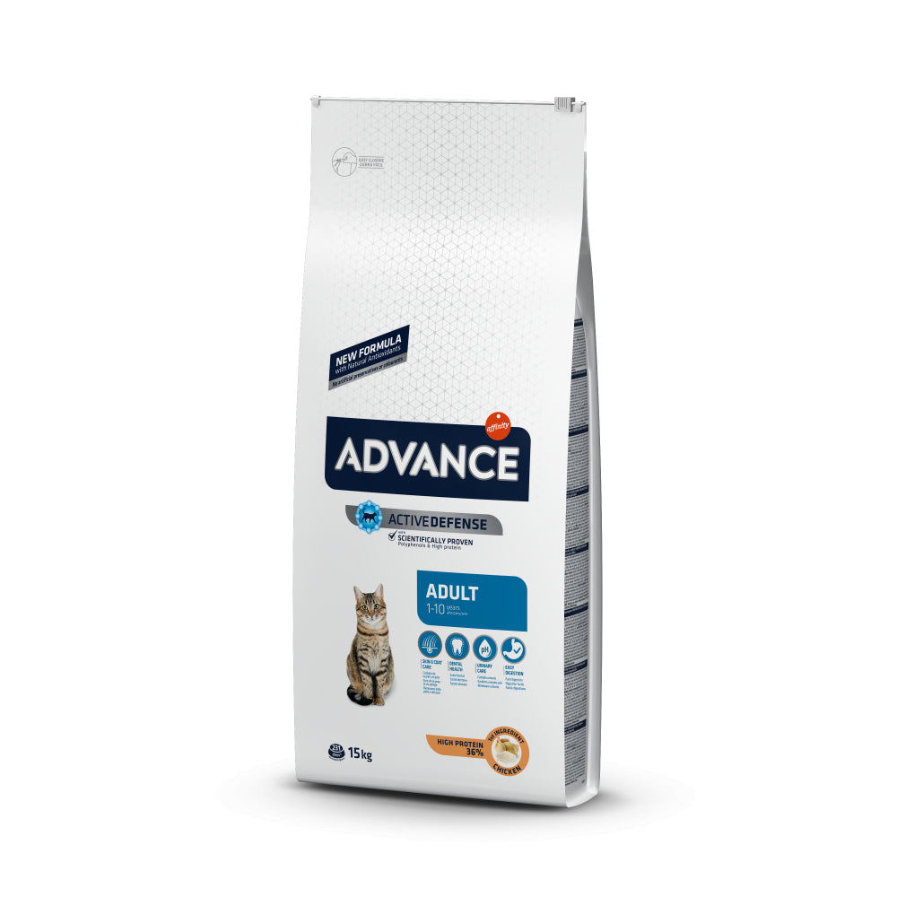 Advance Adult Chicken & Rice Sucha Karma Z Kurczakiem Dla Dorosłych Kotów 15 kg