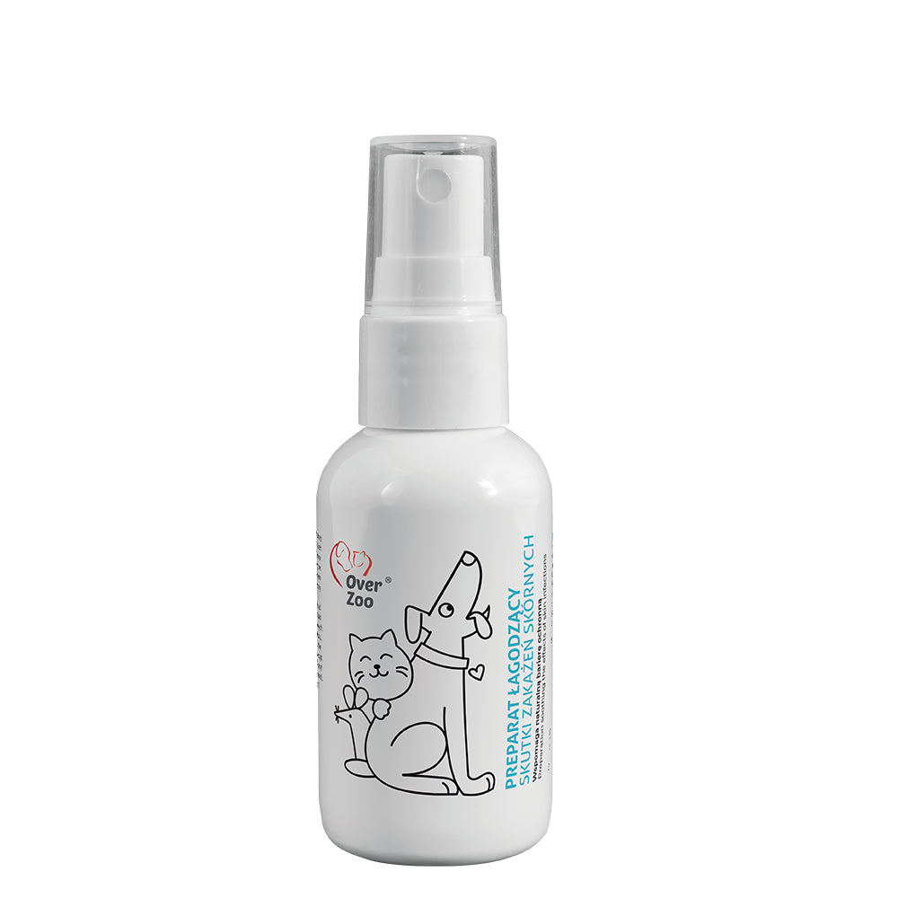 Over Zoo Preparat Łagodzący Skutki Zakażeń Skórnych 50 ml