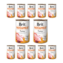 Pakiet Brit Pate & Meat Turkey Indyk Mokra Karma Dla Psa 12 x 400 g