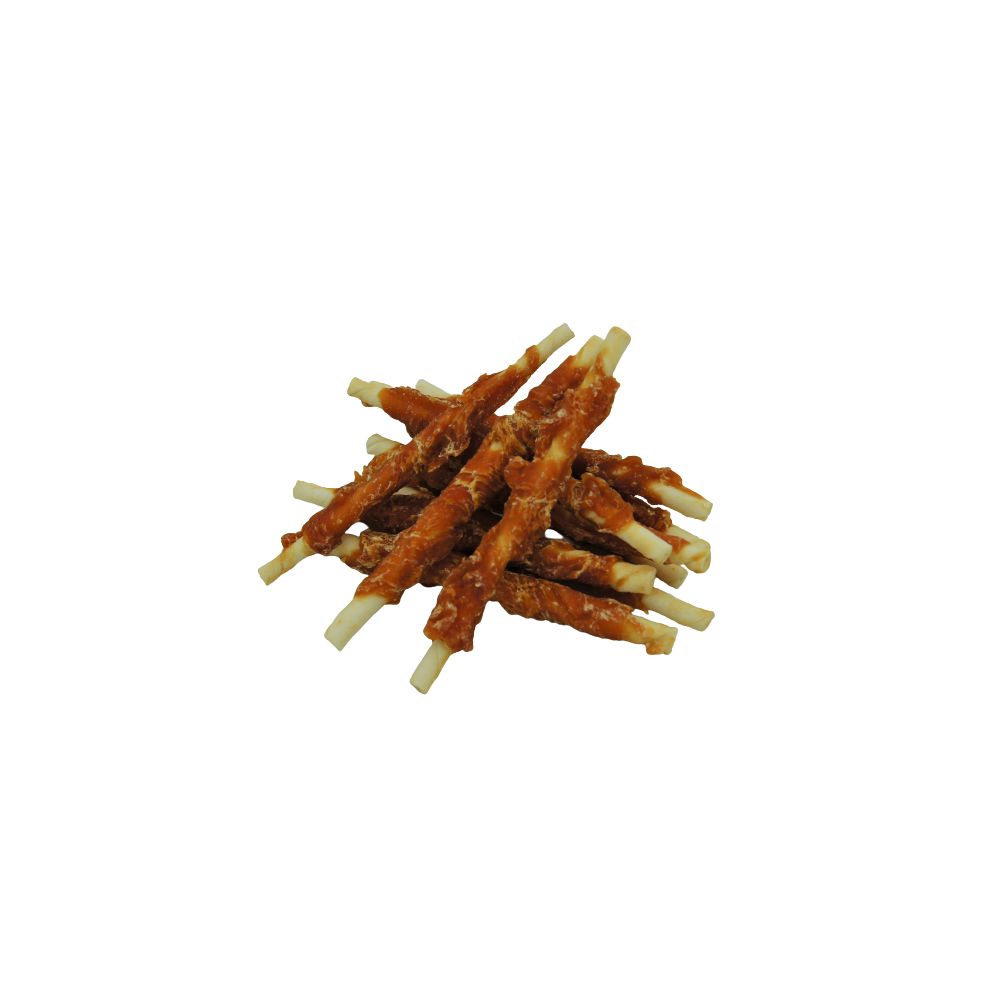 Only Healthy Food Filety z Kurczaka Na Pałce ze Skóry Wołowej Przysmak Dla Psa 15cm 500 g