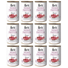 Pakiet Brit Mono Protein Lamb Jagnięcina Mokra Karma Dla Psa 12 x 400 g