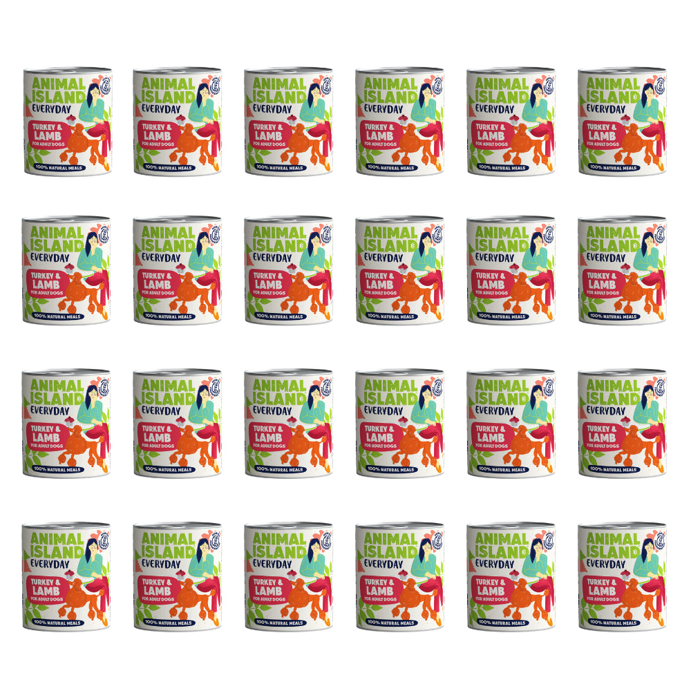 Pakiet Animal Island Mokra Karma Everyday Dla Psa Indyk z Jagnięciną 24 x 800 g