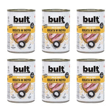 Pakiet Bult Karma Mokra Dla Dorosłych Psów Bogata w Indyka 6 x 400 g