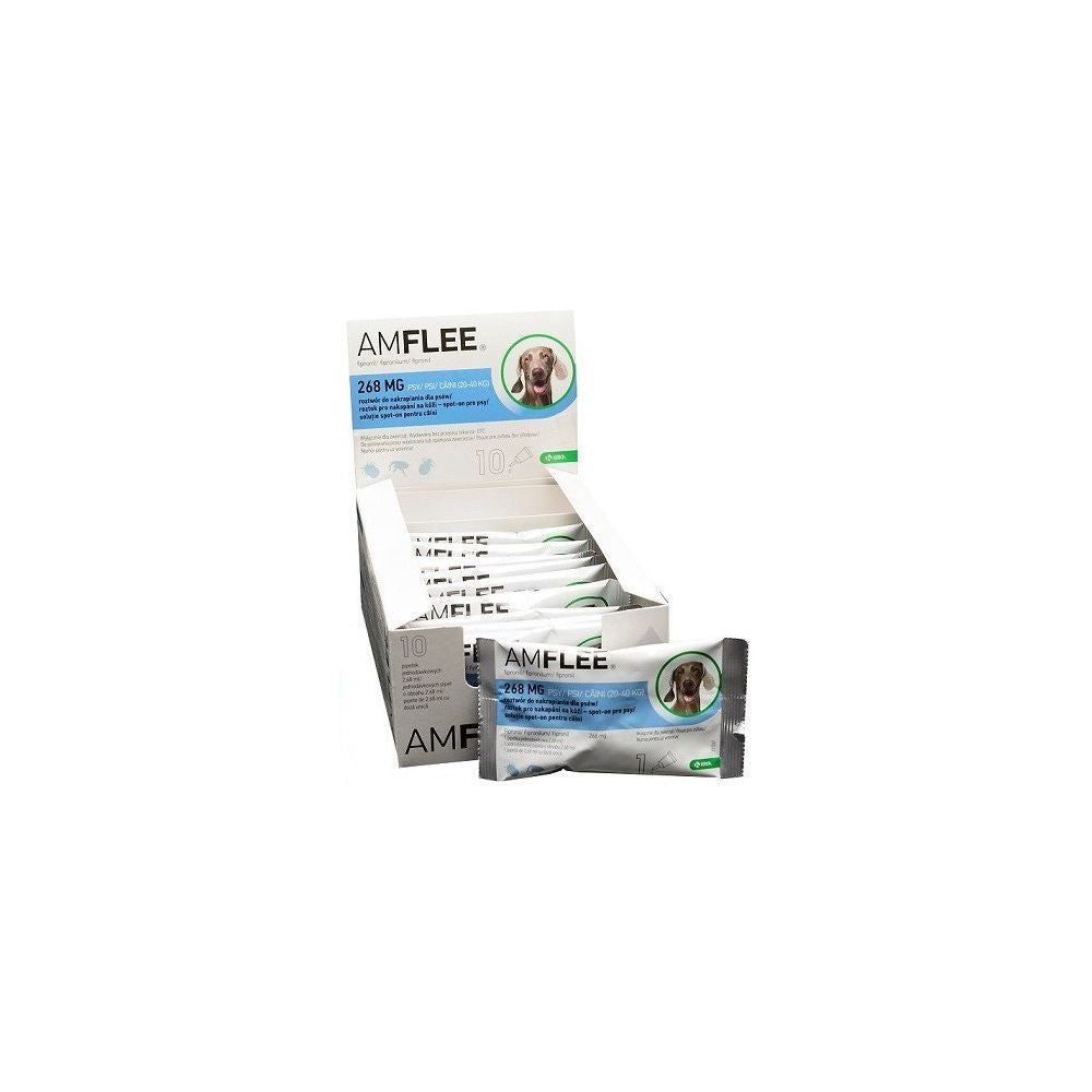 Amflee 268 mg dla Psów 10 Pipet