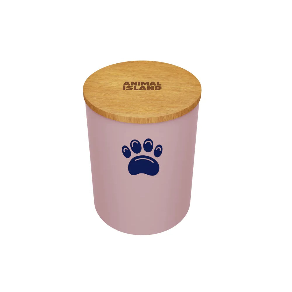 Animal Island Pojemnik Na Karmę Dla Kota Rozmiar M 3 l Różowy