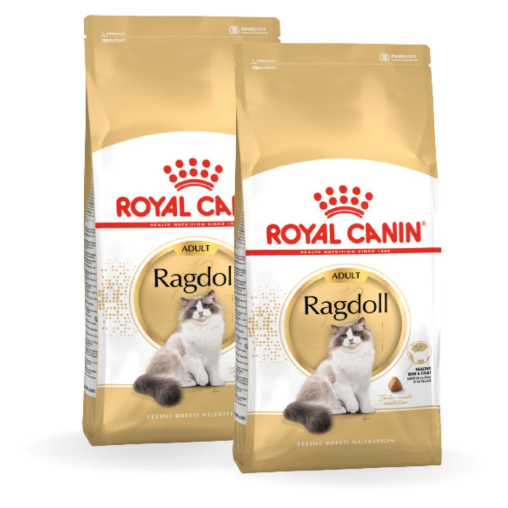 Pakiet ROYAL CANIN Ragdoll Adult Karma Sucha Dla Kotów Dorosłych Rasy Ragdoll 2 x 2 kg