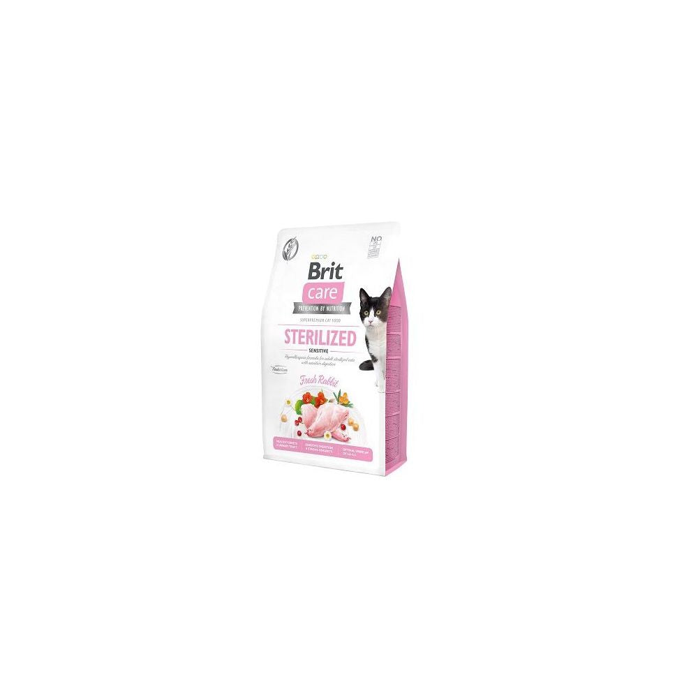 Brit Care Grain Free Sterilized Sensitive z Królikiem Karma Dla Kota  0,4 kg