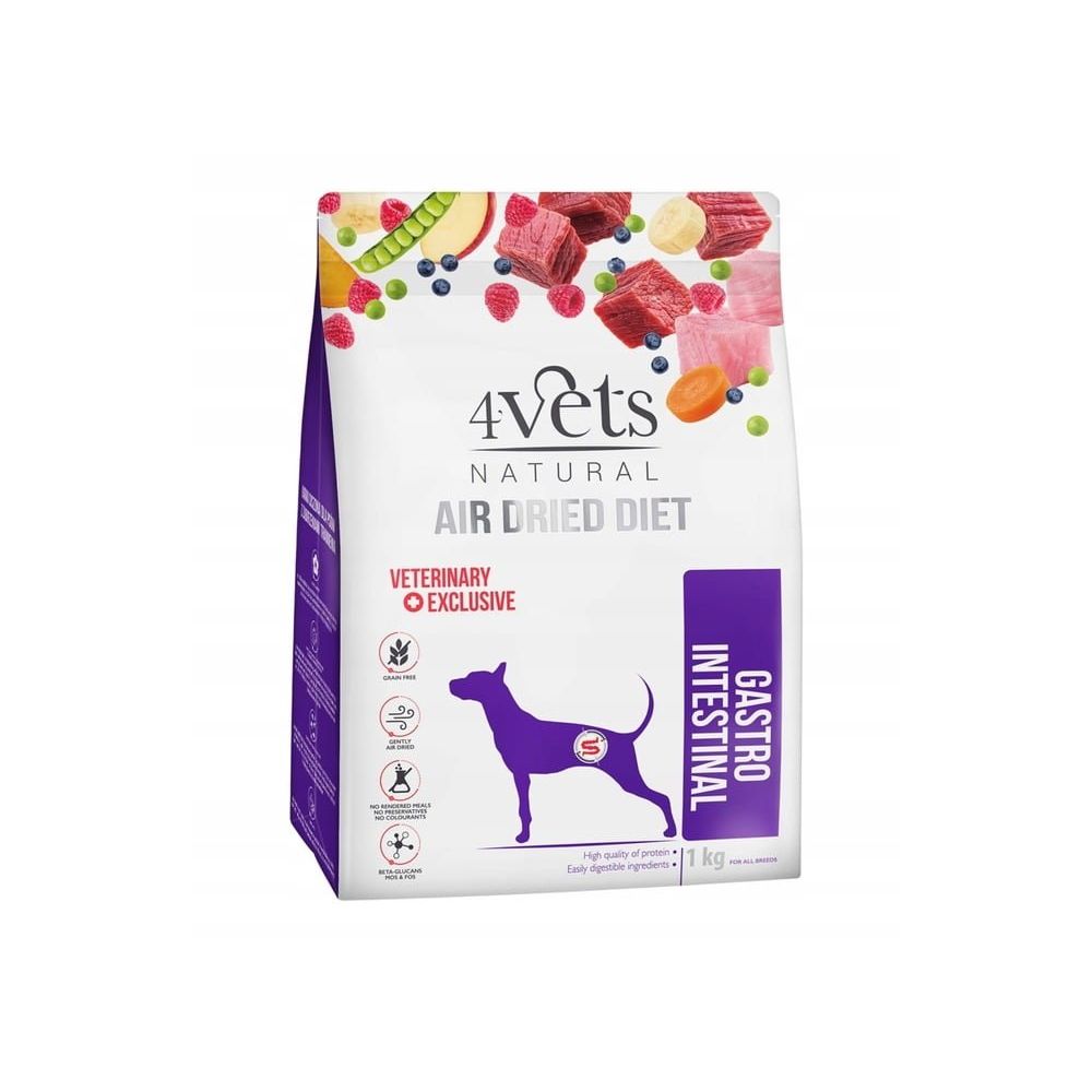 4Vets Natural Gastro Intestinal wsparcie procesów trawienia 1kg