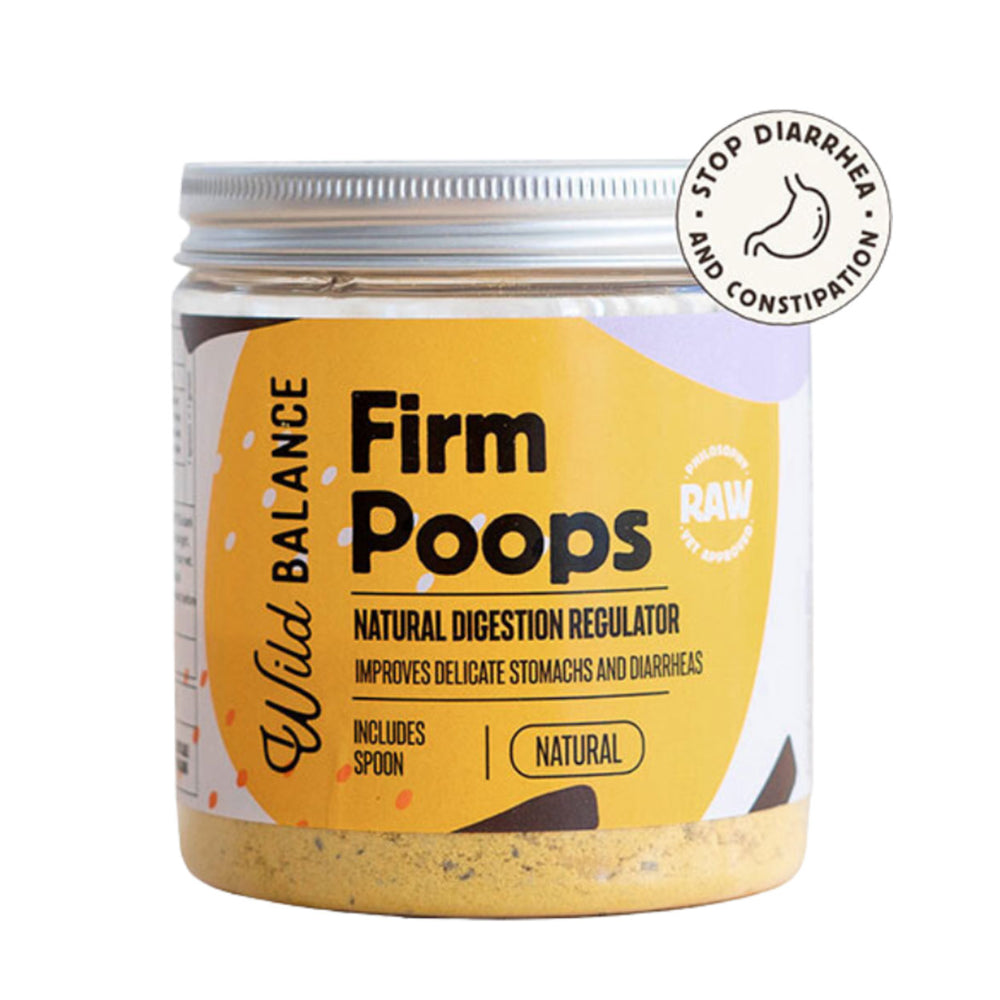 Wild Balance Firm Poops Suplement Diety Dla Dorosłych Psów i Kotów Wspiera Układu Trawienny 100 g