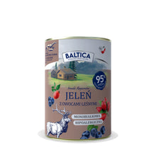 BALTICA karma mokra jeleń z owocami leśnymi 400g