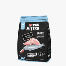 Pan Mięsko Sucha Karma Dla Kota Kurczak Z Pstrągiem Rozmiar S 400 g