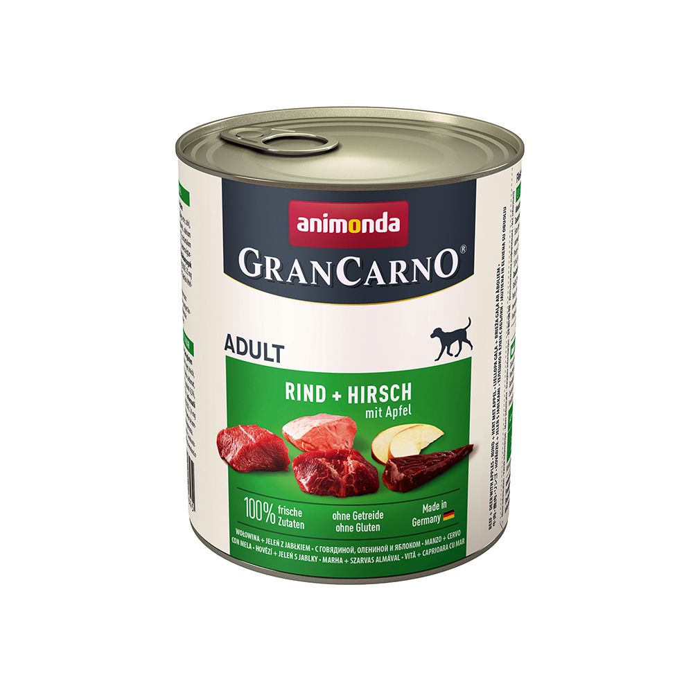 Animonda GranCarno Wołowina, Jeleń, Jabłko 800 g