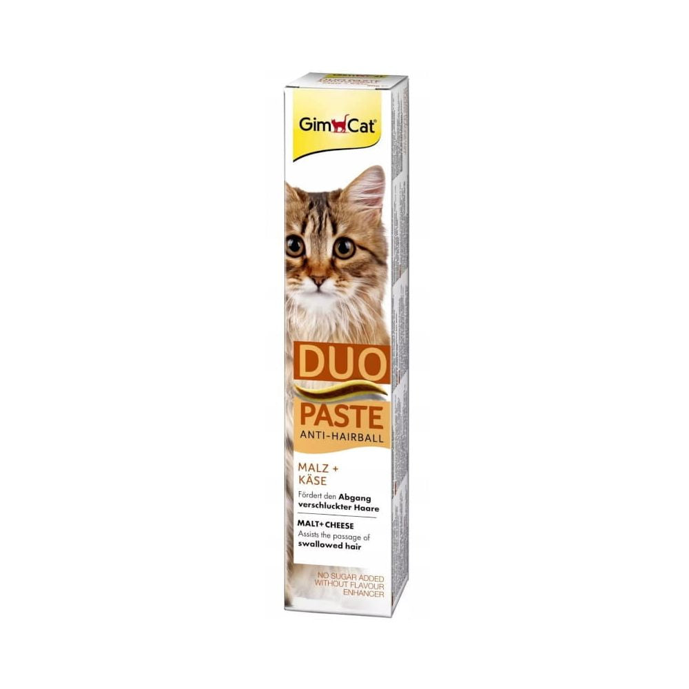 GIMCAT Anti-Hairball Duo-Paste 50g słód i ser