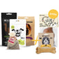 Pakiet Paka Zwierzaka Mix Przysmaków + Ucho Wieprzowe i Kość Rozmiar M z Kozą GRATIS!